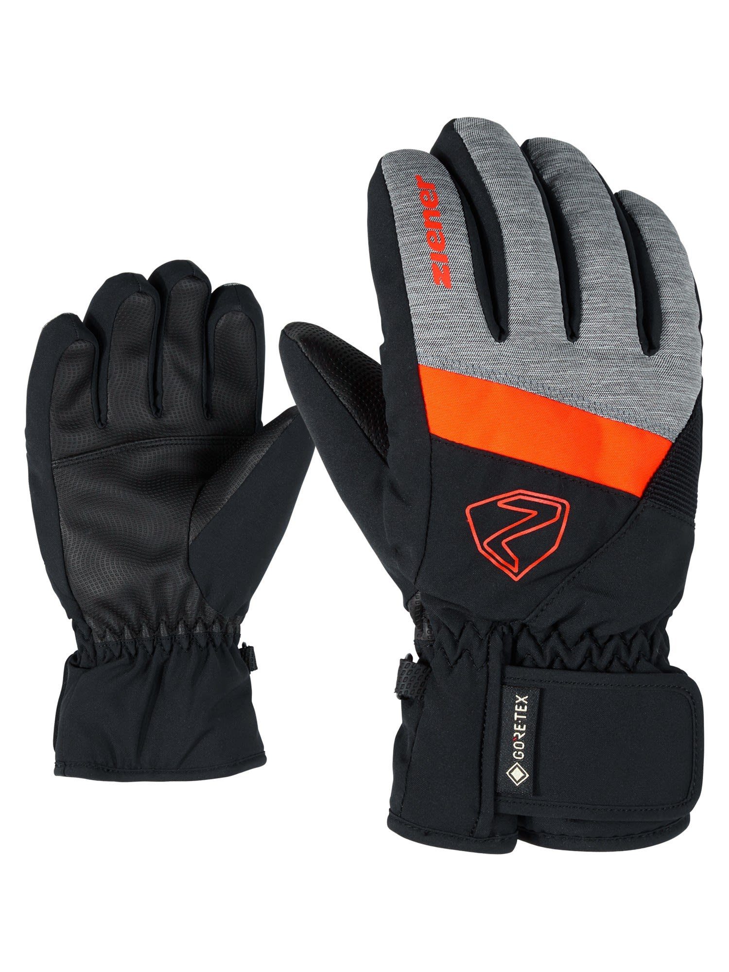Ziener Fleecehandschuhe Ziener Junior Leif Gtx® Glove Kinder Accessoires Dark Melange - Black | 