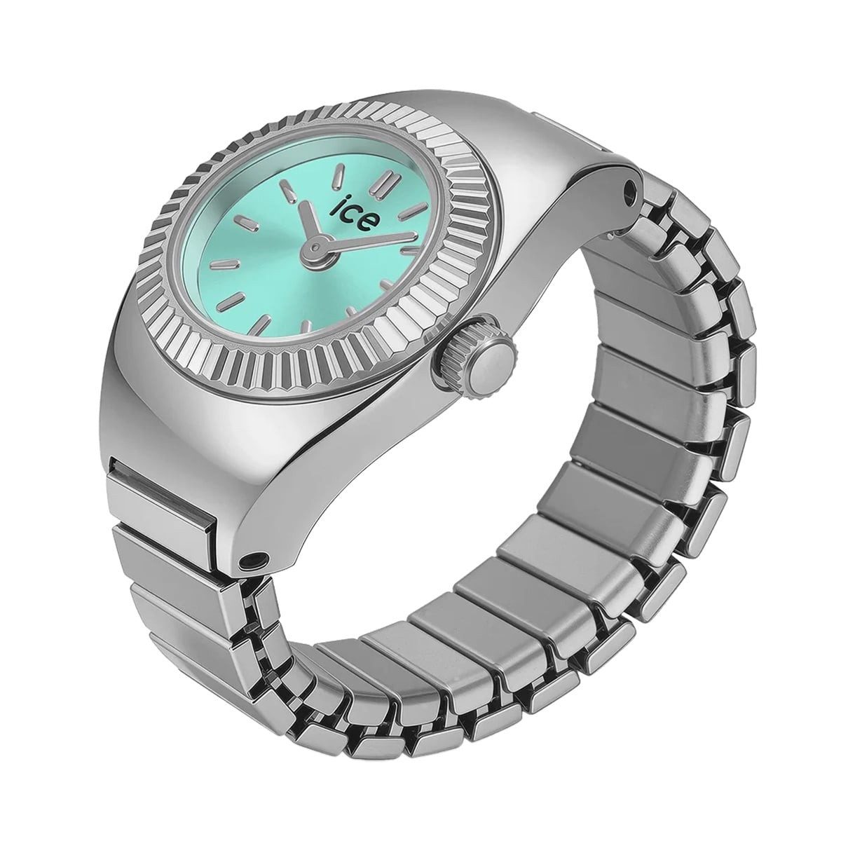 ice-watch Quarzuhr Ringuhr Chouchou Silberfarben/Türkis günstig online kaufen