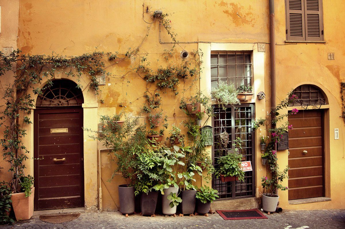 Papermoon Fototapete ALTSTADT-GASSE IN ITALIEN