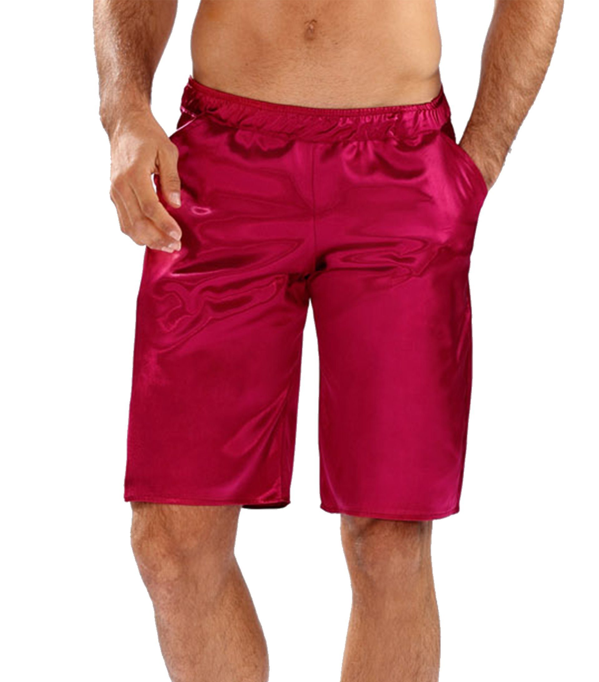 DKaren Schlafshorts Herren Satin Schlafhose Kurz günstig online kaufen