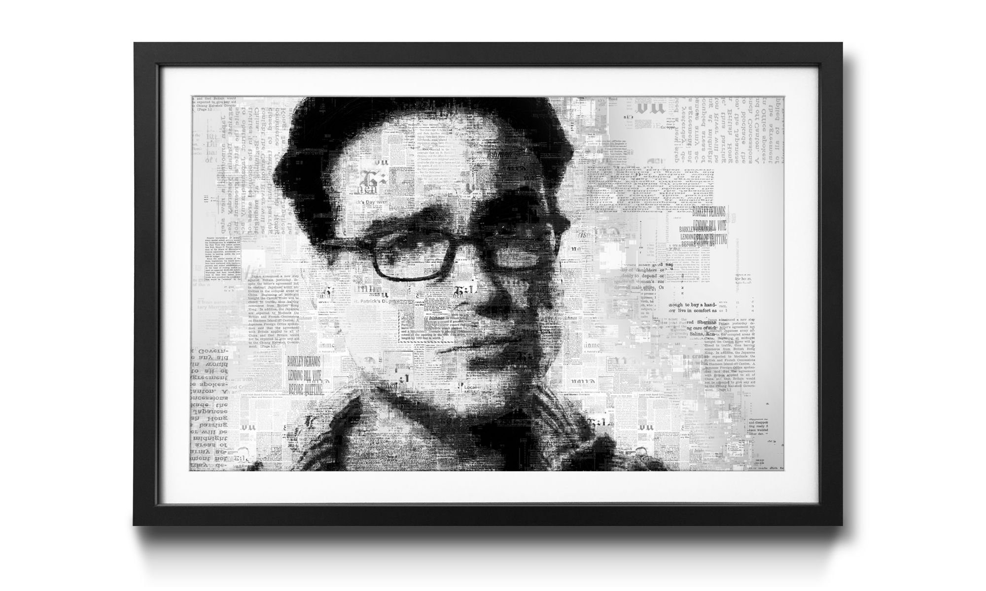 WandbilderXXL Bild mit Rahmen Johnny G., Schauspieler, Wandbild, in 4 Größen erhältlich