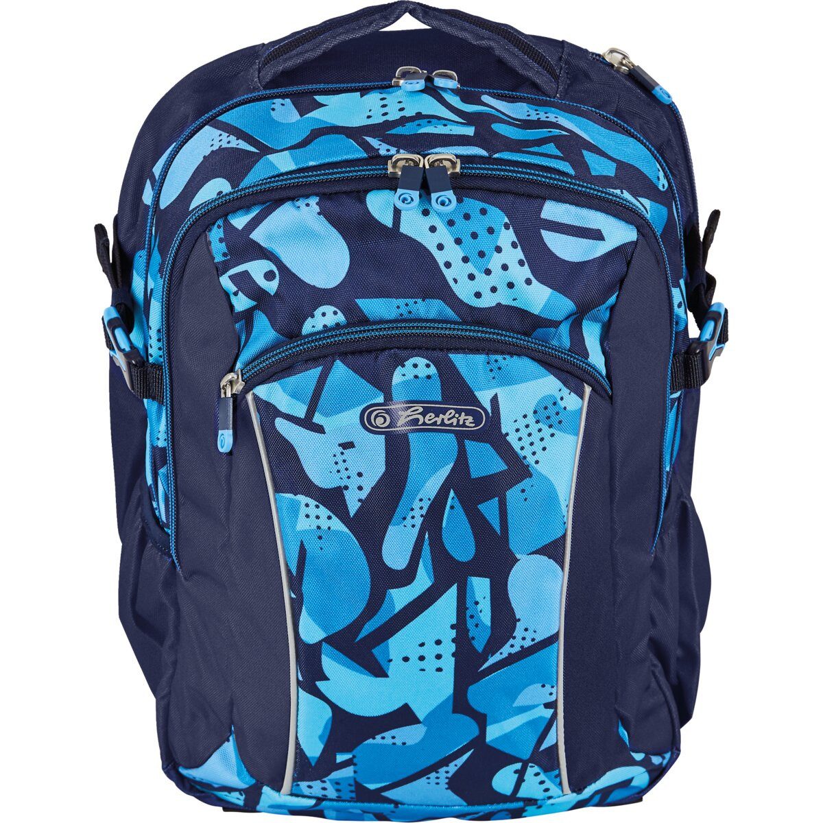 Herlitz Schulranzen Grundschulrucksack Ultimate leer 24l Polyester 310x220x410mm CamoBlue