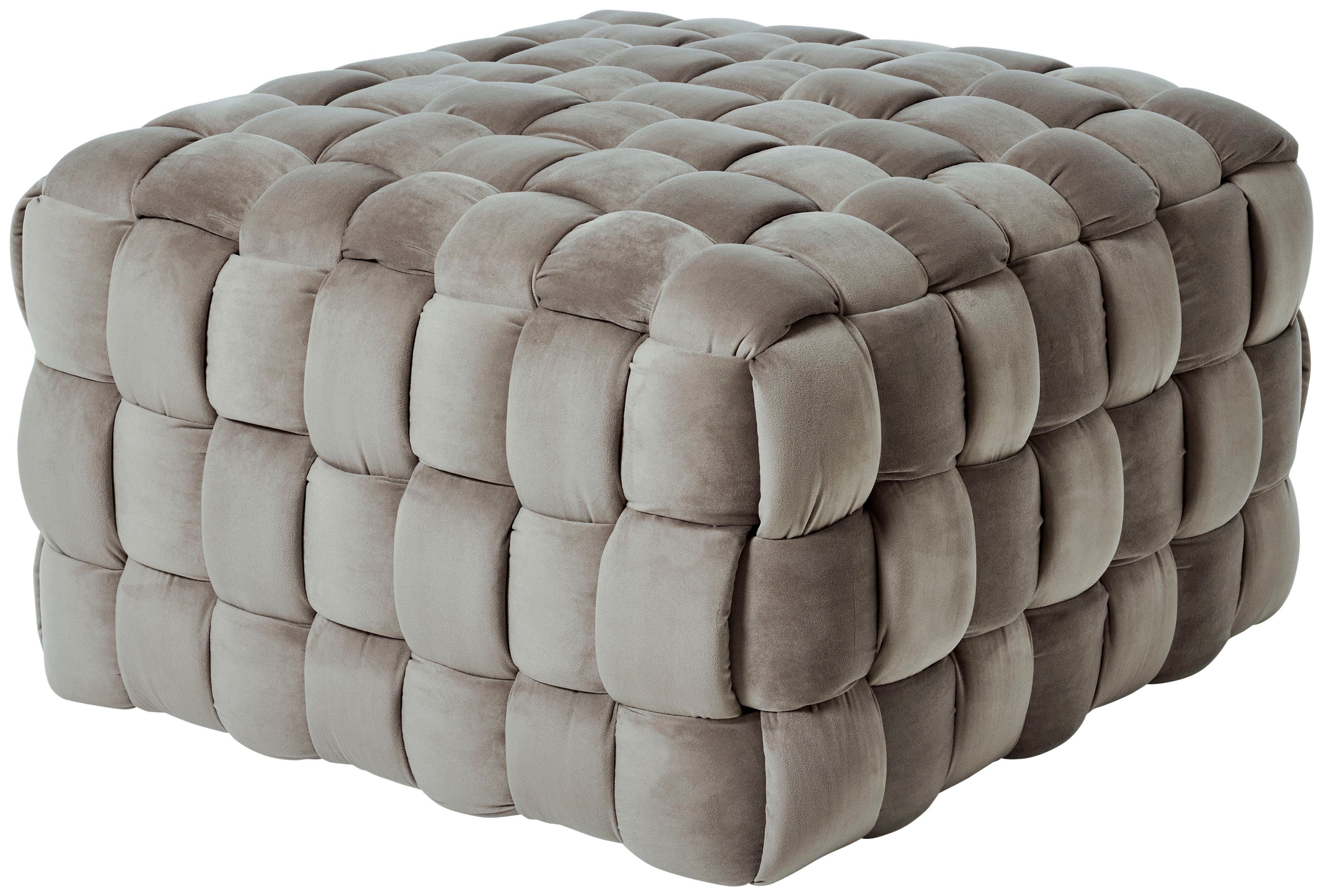 Jahnke Hocker WEB ART M, Hocker, Couchtisch, Beistelltisch gepolstert in ed günstig online kaufen