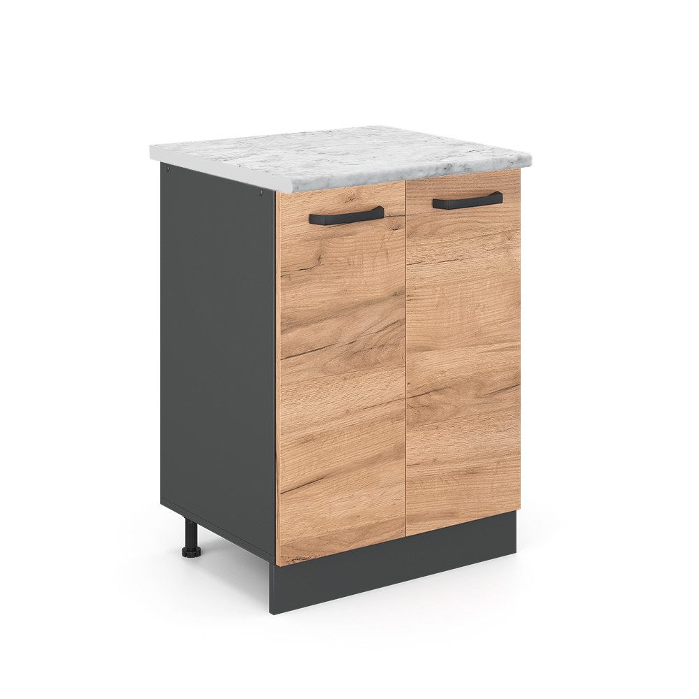 Vicco Unterschrank R-Line, Rot/Anthrazit, 30 cm günstig online kaufen