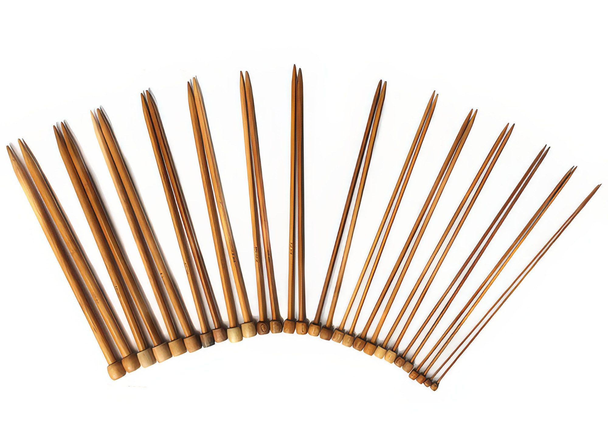 Yudu Stricknadeln 8 Paar Stricknadel Nadelspiel Stärke 2-10mm mit Stopper