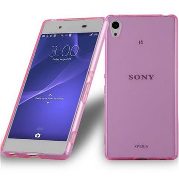 Cadorabo Handyhülle Sony Xperia Z3 PLUS / Z4 Sony Xperia Z3 PLUS / Z4, Flexible TPU Silikon Handy Schutzhülle - Hülle - ultra slim