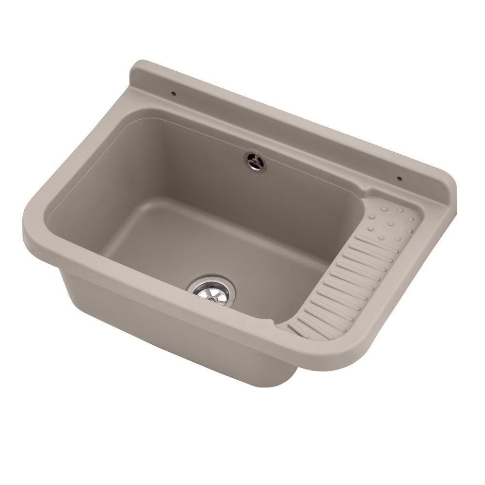 Lavre Waschbecken Gradia, Kunststoff Spülbecken Waschtrog Ausgussbecken, 50 günstig online kaufen