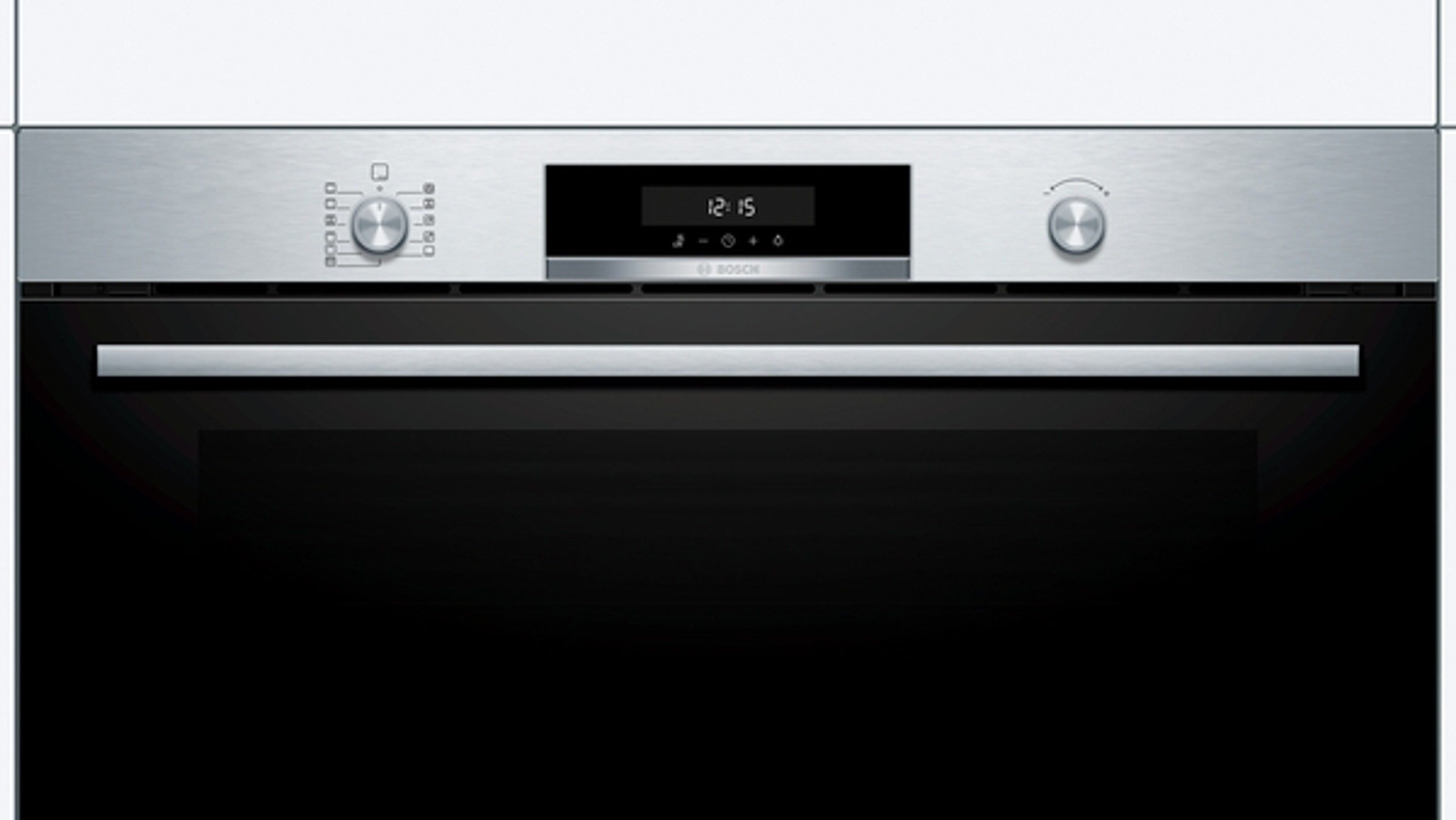 BOSCH Einbaubackofen VBD5780S0, mit 1fach-Teleskopauszug, ebenenunabhängig, Einbau, Edelstahl