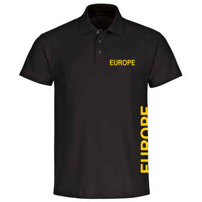 multifanshop Poloshirt Europe - Brust & Seite - Polo