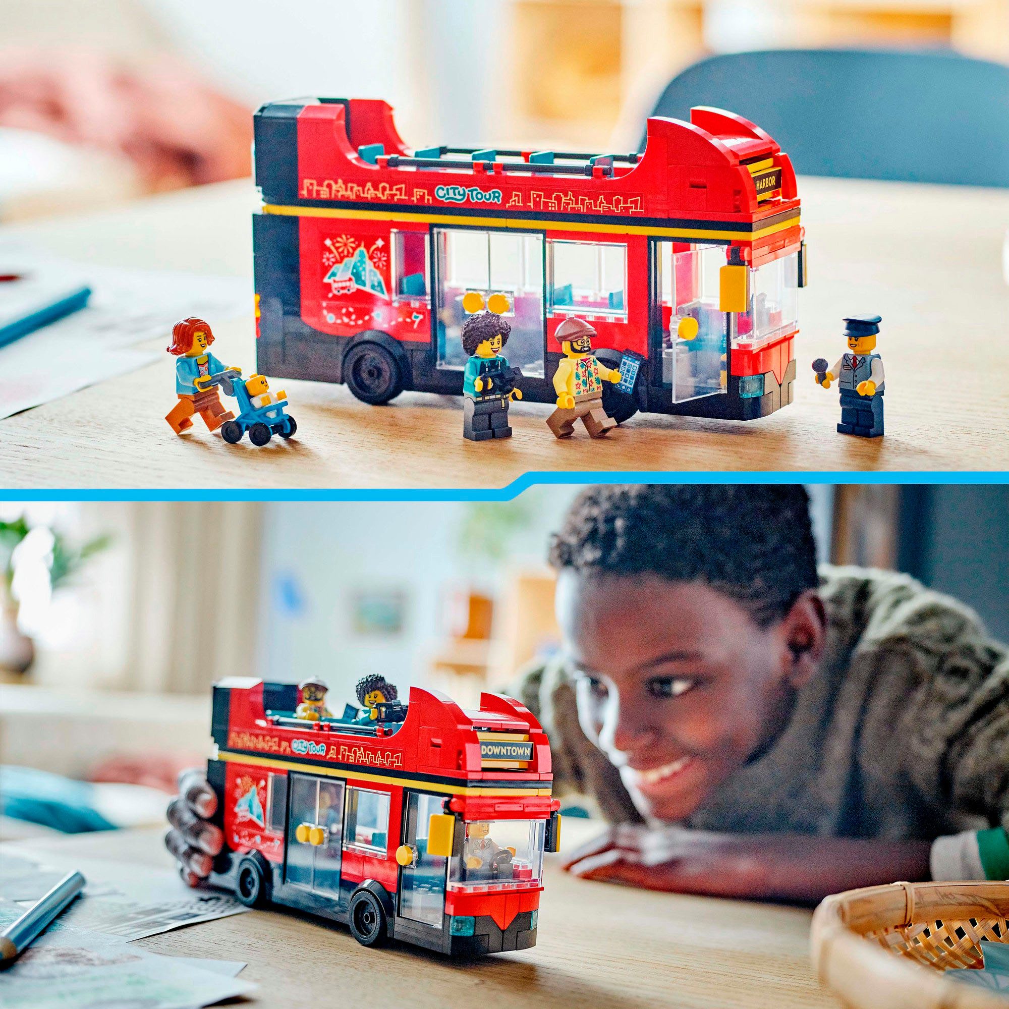 LEGO® Doppeldeckerbus (60407), LEGO City Konstruktionsspielsteine, günstig online kaufen