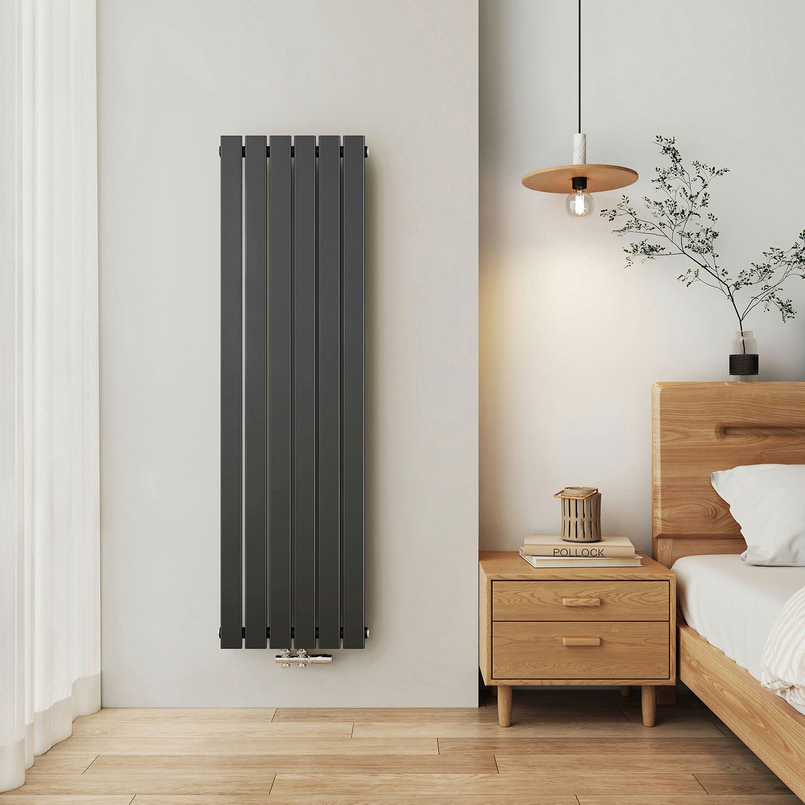 EMKE Heizkörper Flach Vertikal Einlagig Design Paneelheizkörper Höhe: 160cm günstig online kaufen