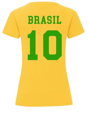 Youth Designz T-Shirt Brasilien Damen T-Shirt mit trendigem Motiv