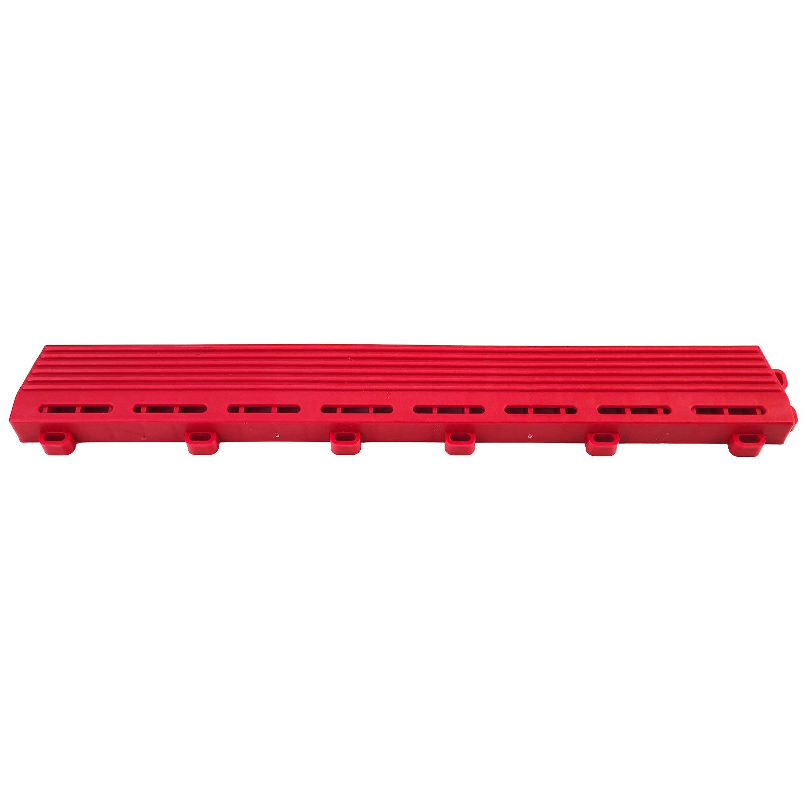RAMROXX Klickfliese Performance Bodenfliesen Garagenboden Seitenteil Rampe Rot Typ A