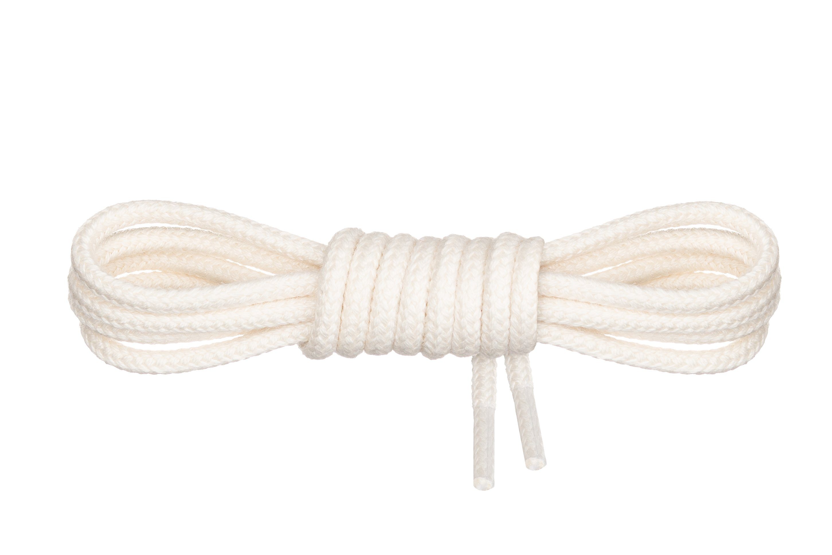 Mount Swiss Schnürsenkel runde Schnürsenkel aus 100% Baumwolle, reißfest, ø 3 mm -4 mm, Längen