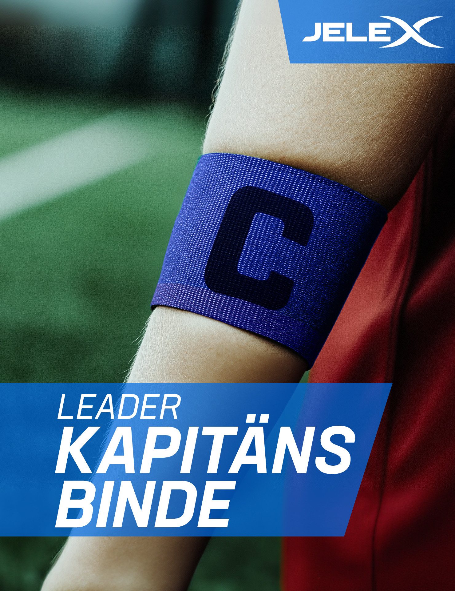 JELEX Kapitänsbinde JELEX "Leader" Kapitänsbinde, Länge universell verstellbar