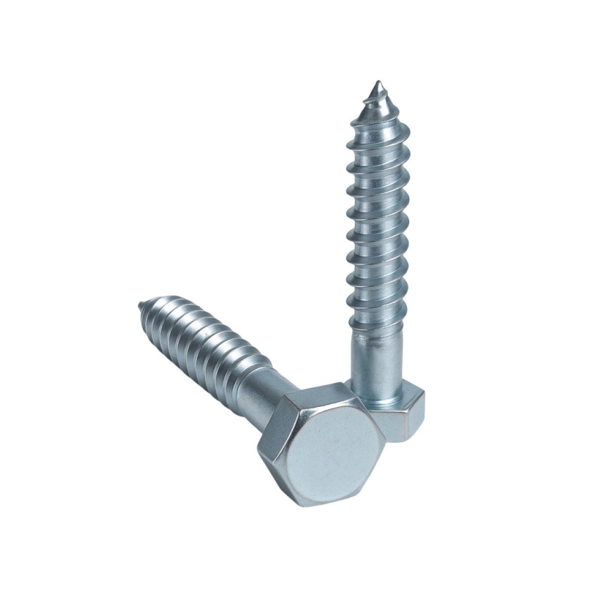 Schraube 25x Sechskantschraube 8 x 120 mm Stahl verzinkt - 25 Stück
