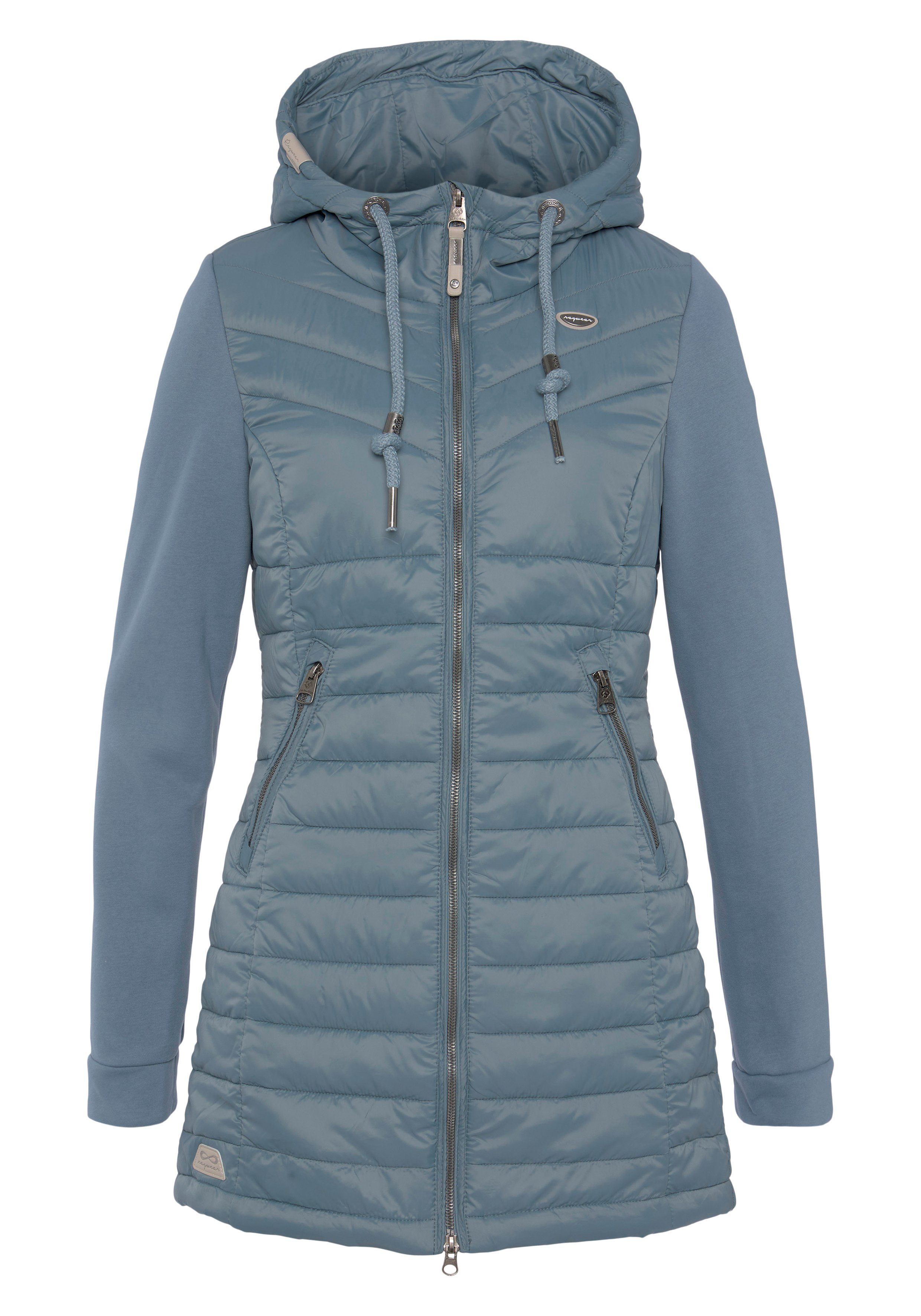 Ragwear Steppjacke LUCINDA LONG modischer Materialmix günstig online kaufen