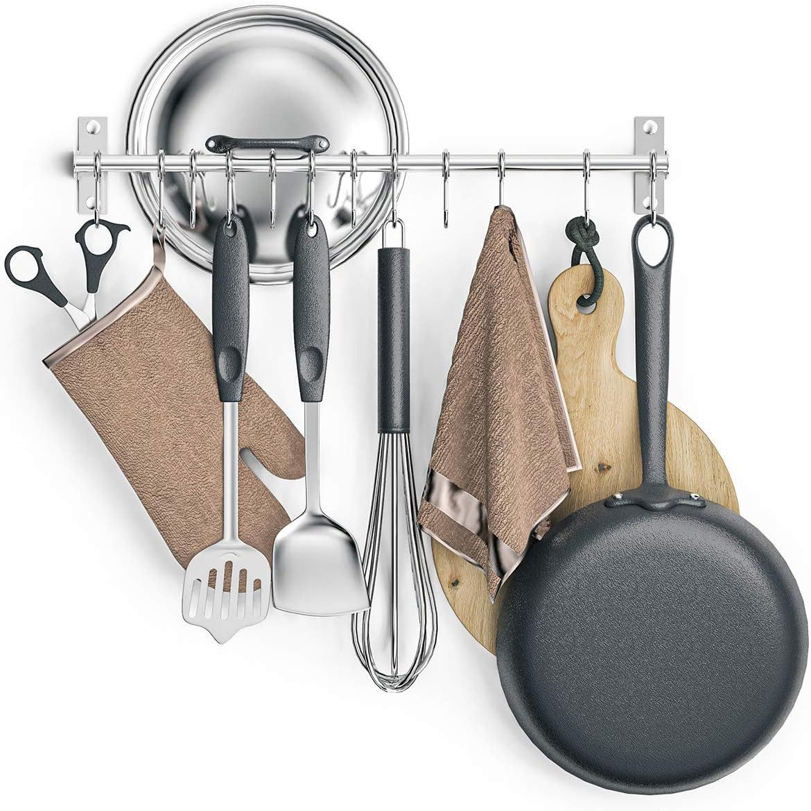 Refined Living Hakenleiste Edelstahl Küchenreling mit günstig online kaufen