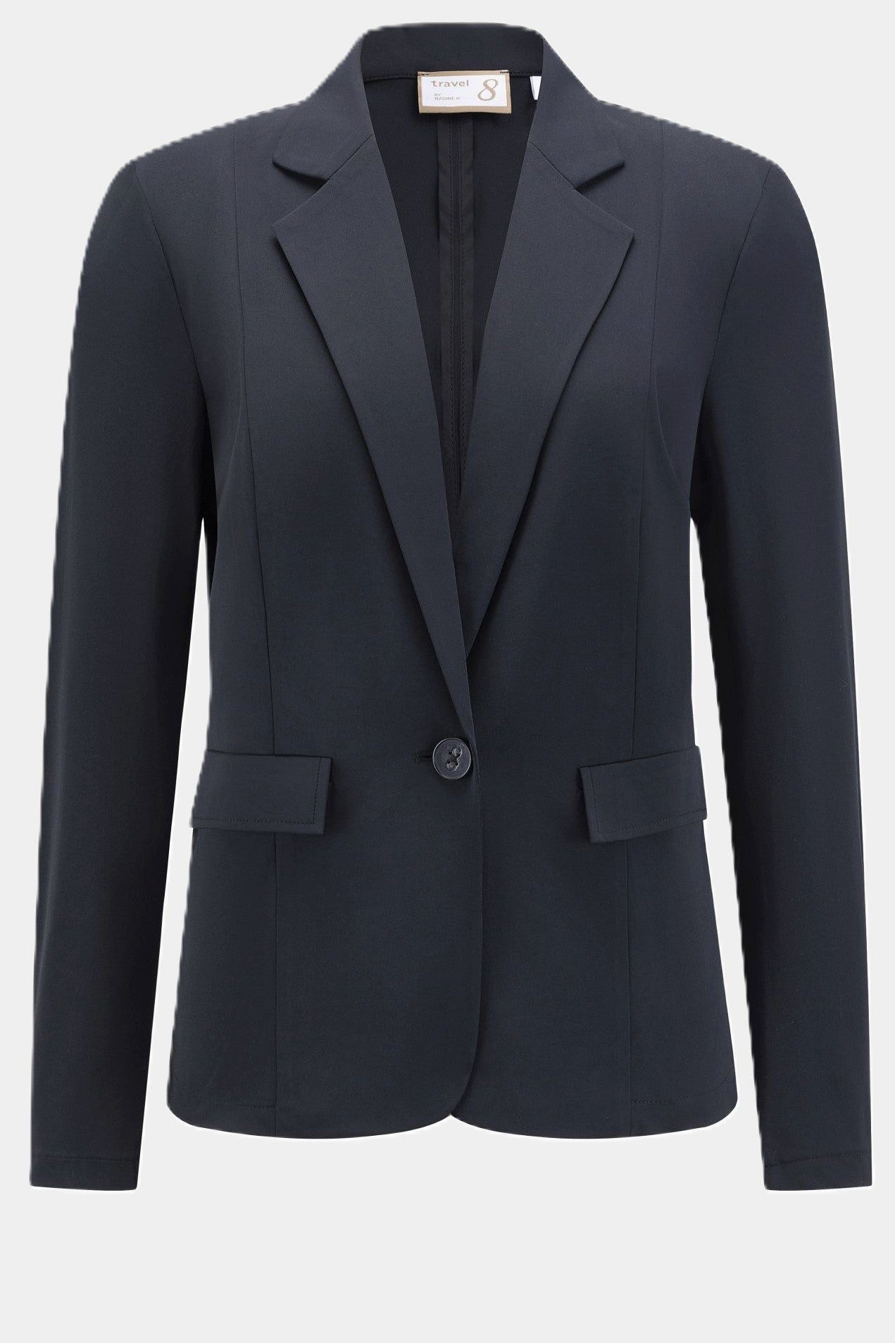 Travel 8 Jackenblazer Damen Blazer aus Polyamid - Knitterarm, Formstabil & Reisetauglich