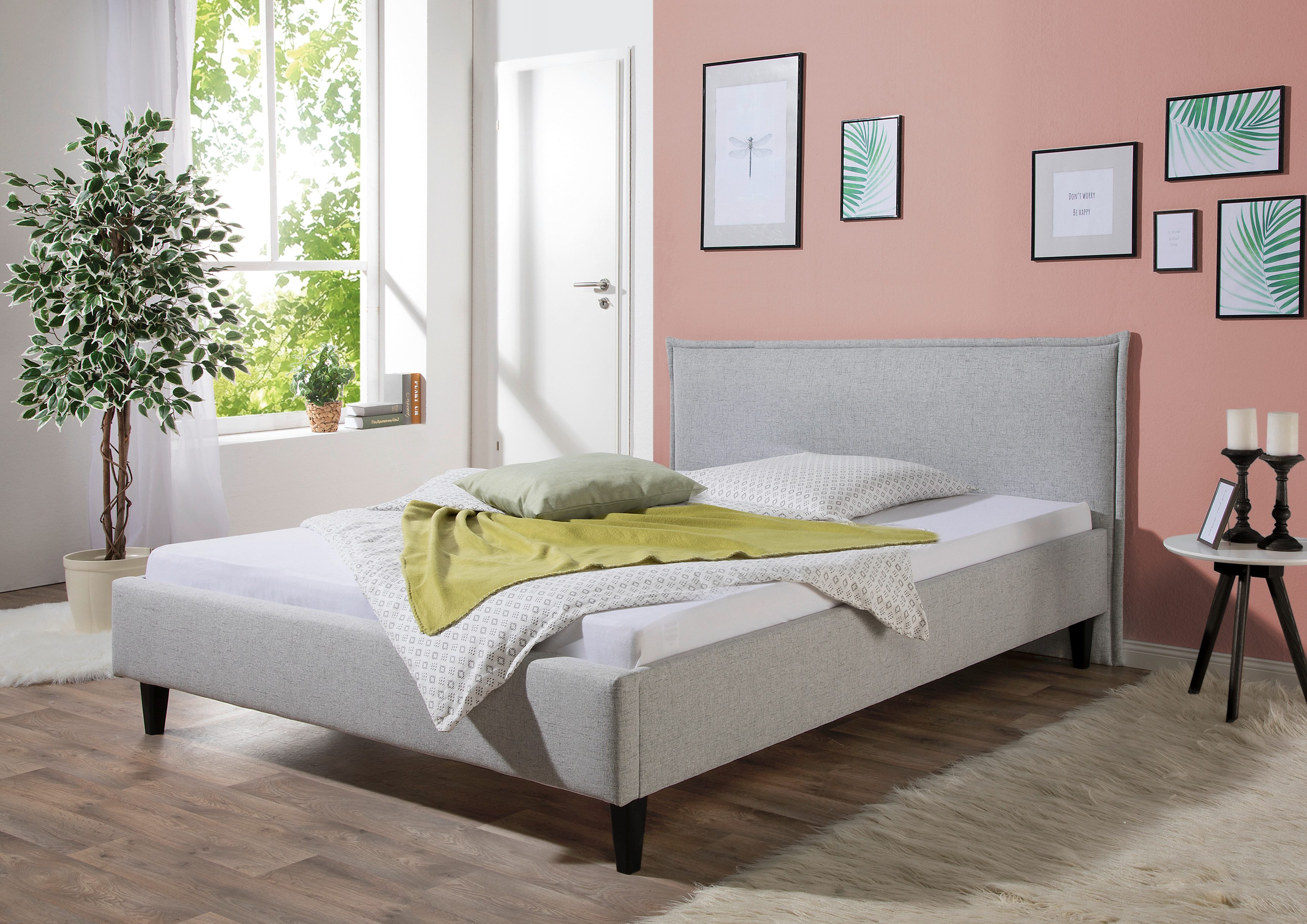 Maintal Polsterbett Gustine, Bettseiten zerlegt, ohne Bettkasten