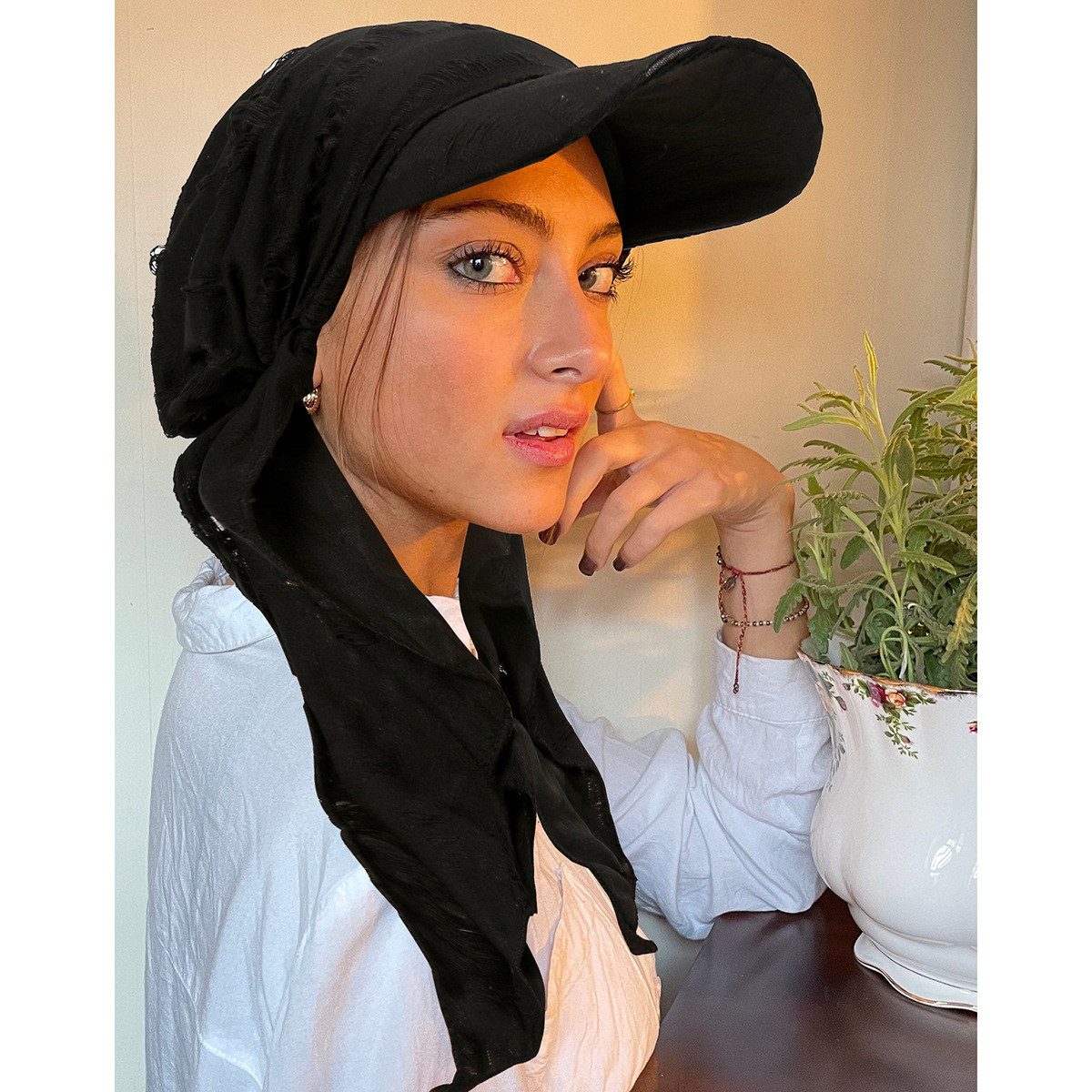 Coonoor Visor Damen Turban Mütze, Modische günstig online kaufen