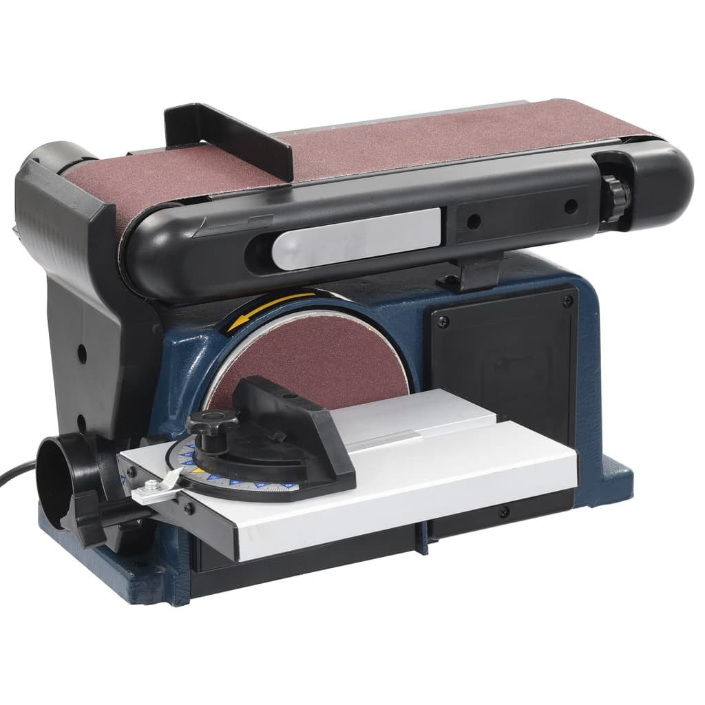 vidaXL Schwingschleifer Elektrische Teller- und Bandschleifmaschine 370 W 150 mm