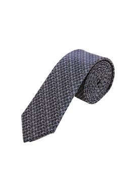 s.Oliver Krawatte Krawatte mit Dobby-Struktur
