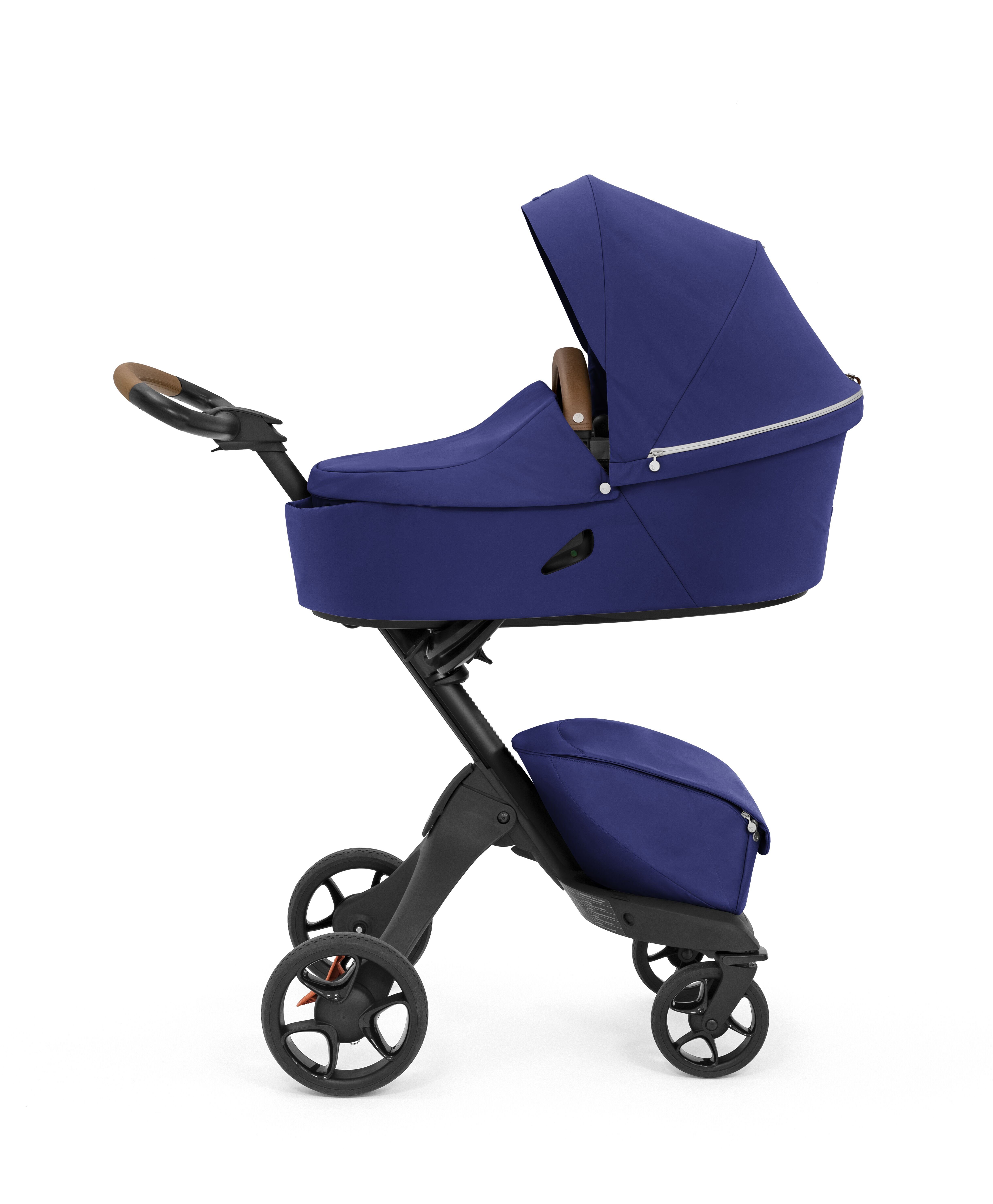 Stokke Kombi-Kinderwagen Xplory® X Bundle - Xplory Kinderwagen und dazu eine Babyschale im Set Royal Blue