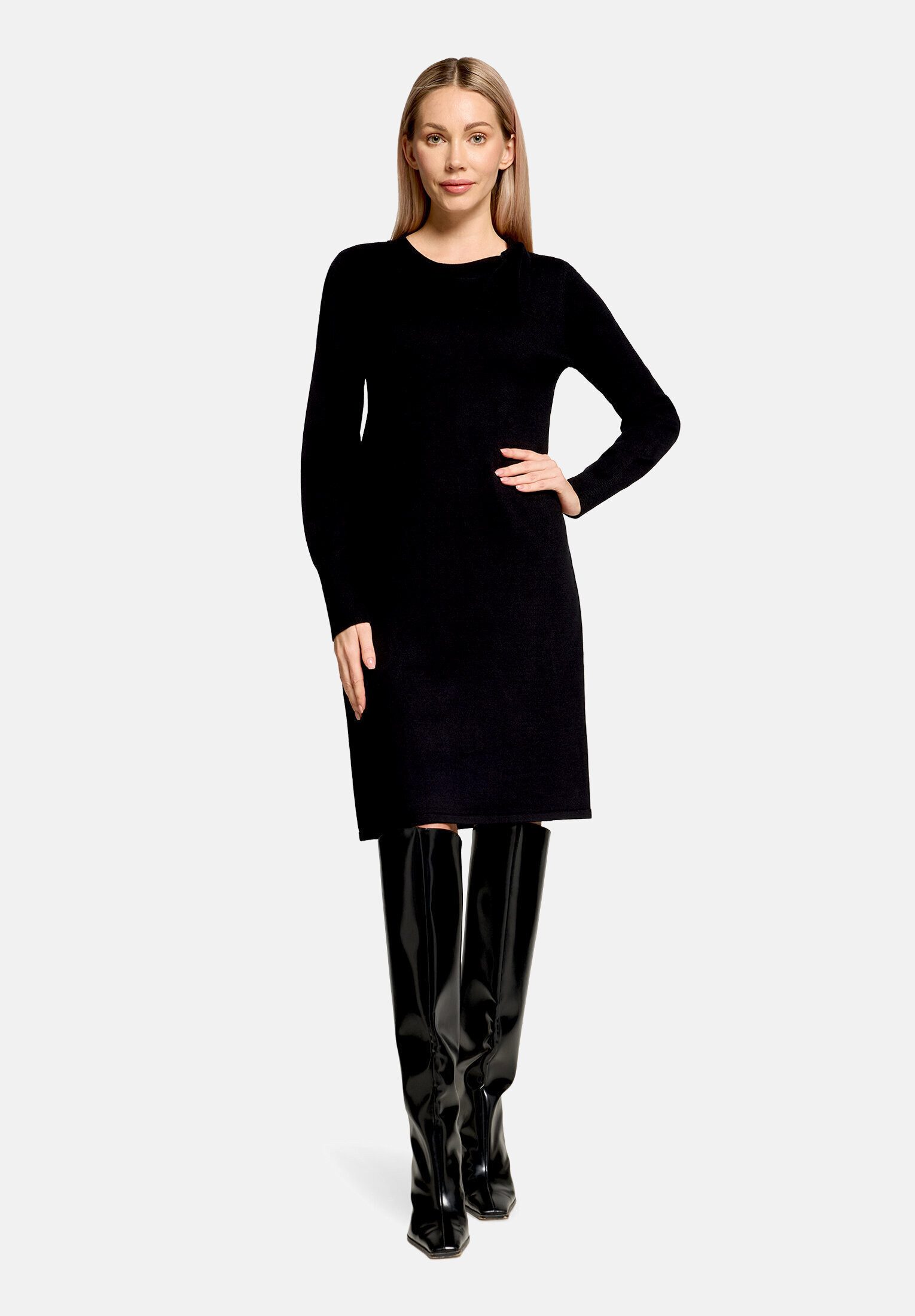 Betty Barclay Strickkleid Damen mit Schleifenknoten
