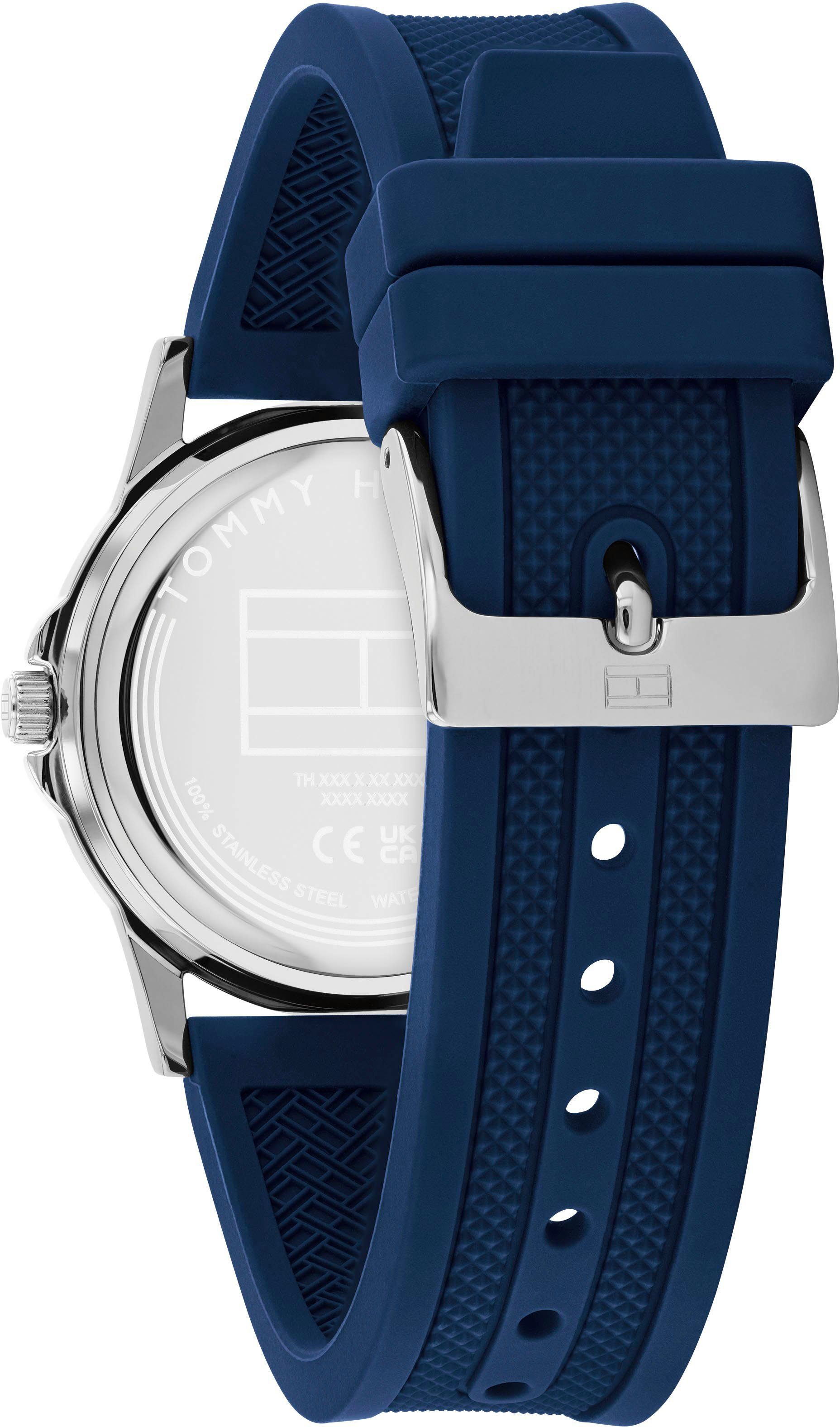 Tommy Hilfiger Quarzuhr KIDS 1720040, Armbanduhr, Kinderuhr, analog, Silikonarmband, Geschenkidee