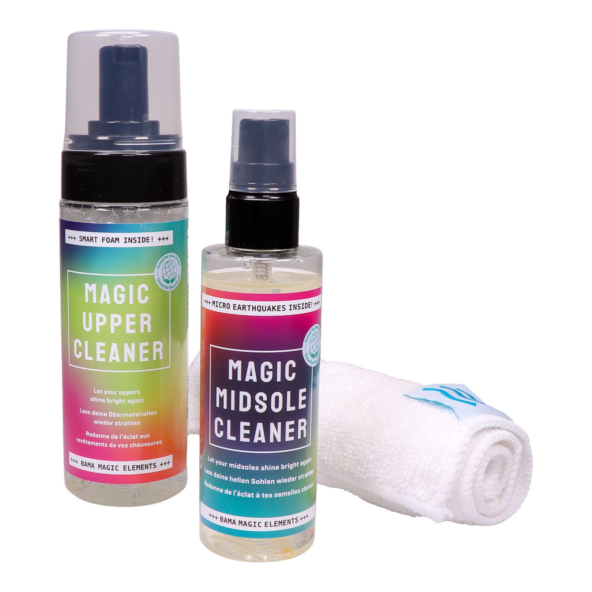 BAMA Group Reinigungs-Set Bama Magic Cleaning Set - Sneaker Reinigungsset mit Reinigungstuch