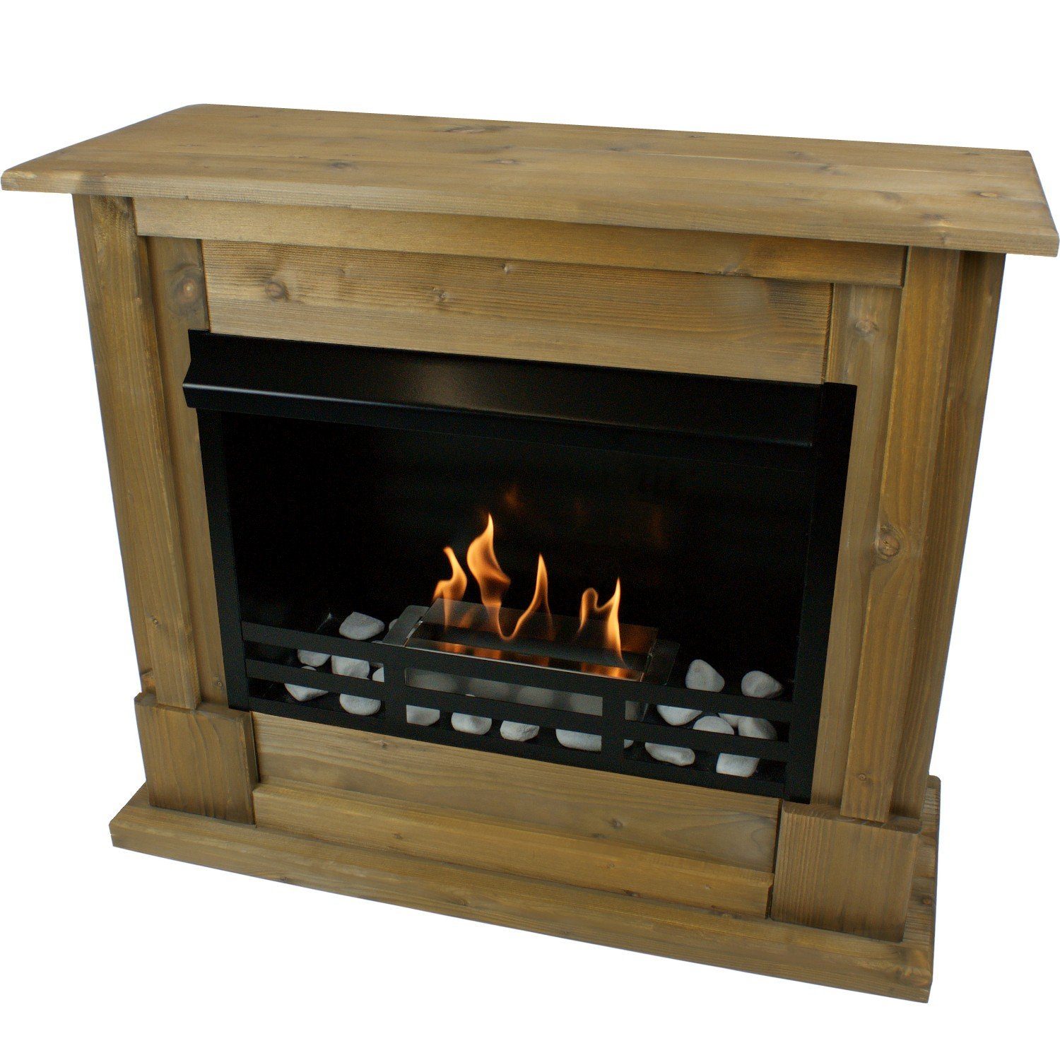 Kaminbau Mierzwa Echtfeuer-Dekokamin Emily (Deluxe, Brenngel & Bio-Ethanol Kamin inkl. regulierbarer Brenner & Zubehör), Farbwahl, Gelkamin, Ethanolkamin, Kaminofen, Bodenkamin