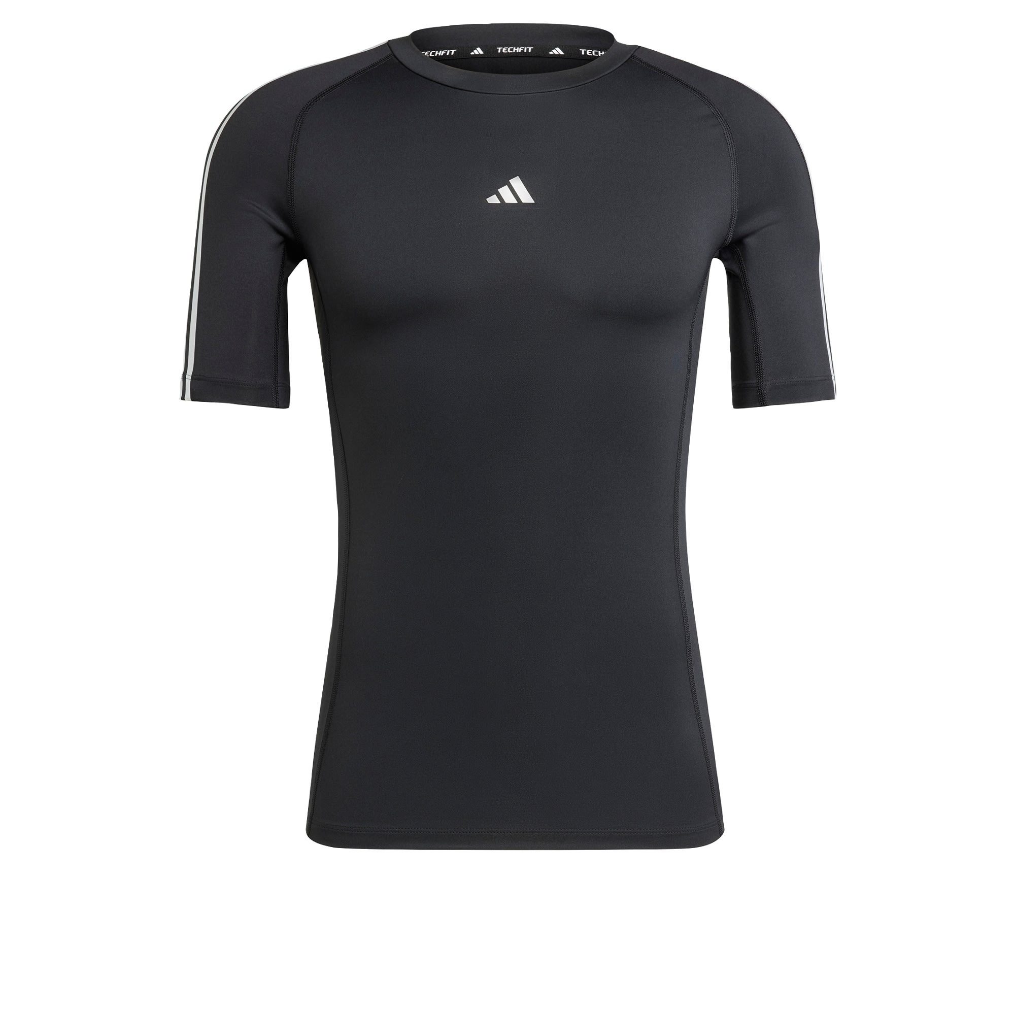 Trainingsshirt TECHFIT COMPRESSION TRAINING 3-STREIFEN T-SHIRT