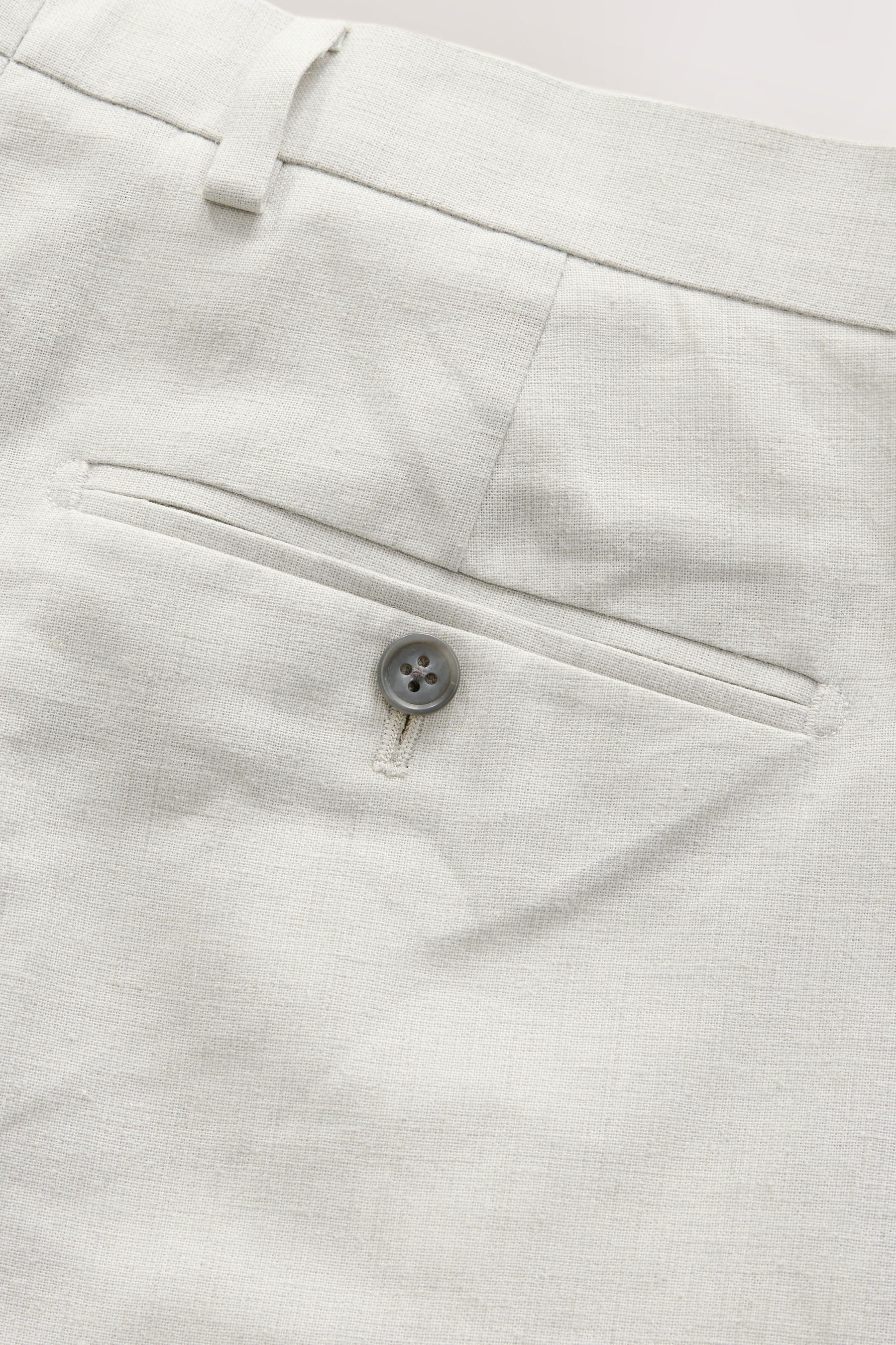 Next Anzughose Strukturierte Tailored Fit Anzughose aus Leinen (1-tlg)
