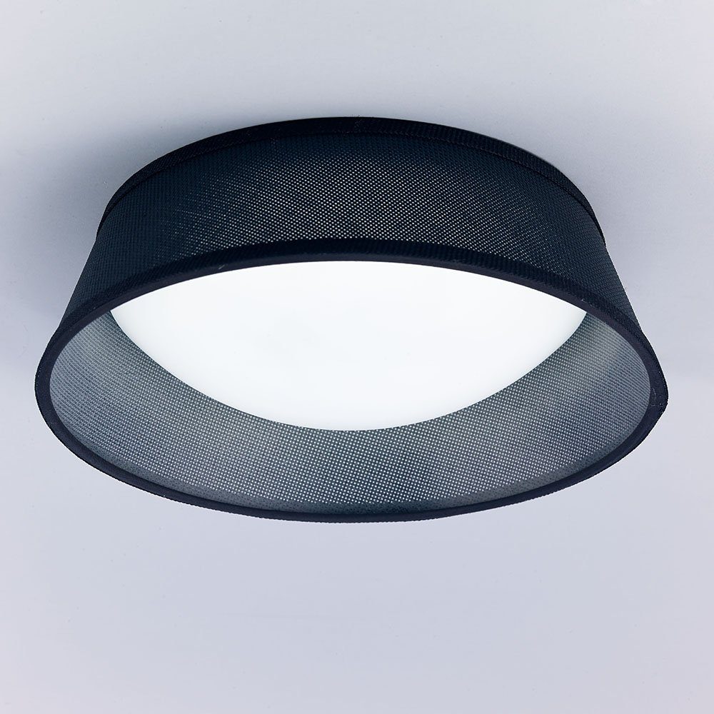 Mantra Deckenleuchte Nordica 2 Leuchten Deckenlampe 31cm Schwarz