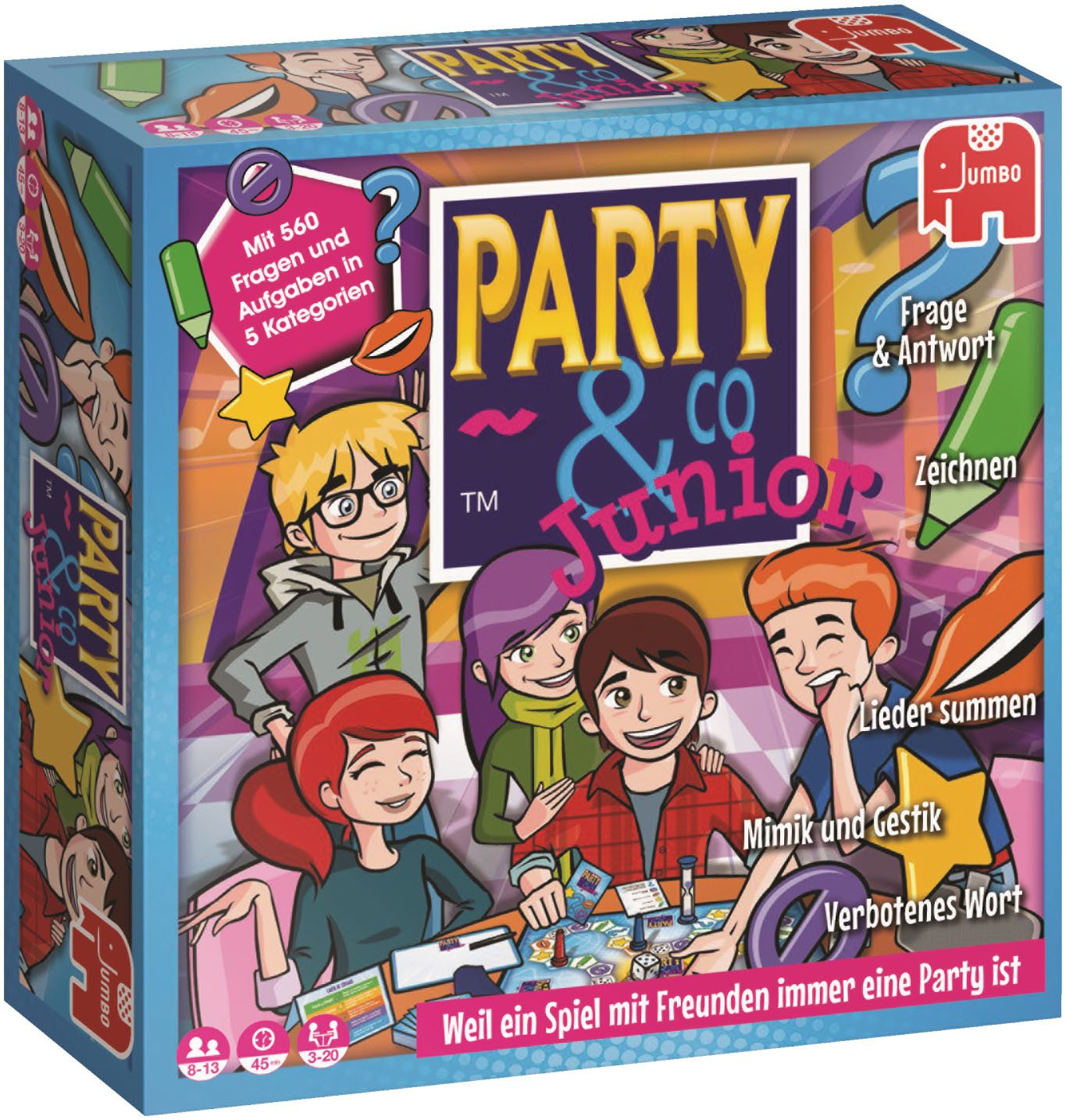 Jumbo Spiele Spiel Party & Co Junior, Kinderspiel