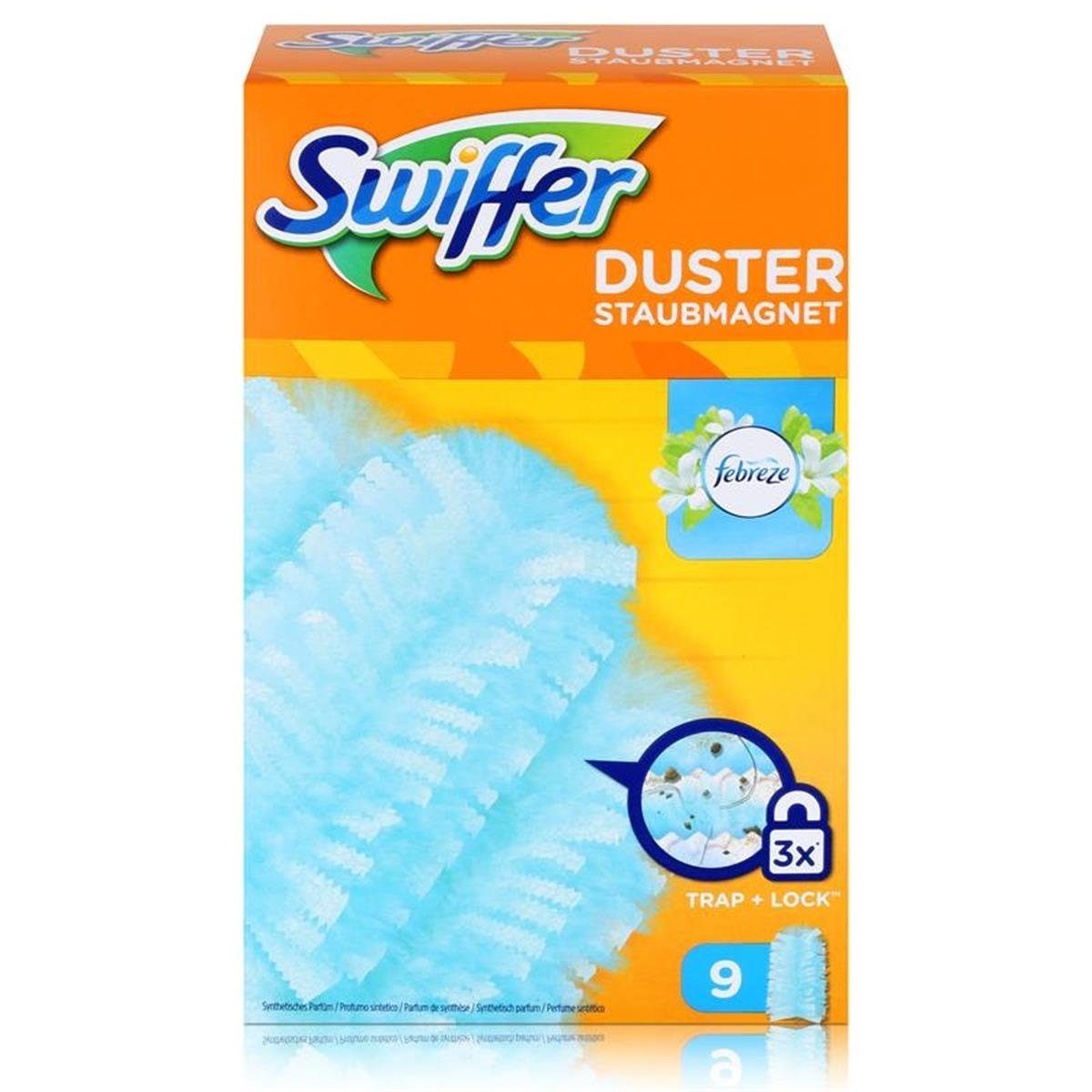 Swiffer Swiffer Staubmagnet Tücher 9er - Mit dem Frischeduft von Febreze Reinigungstücher