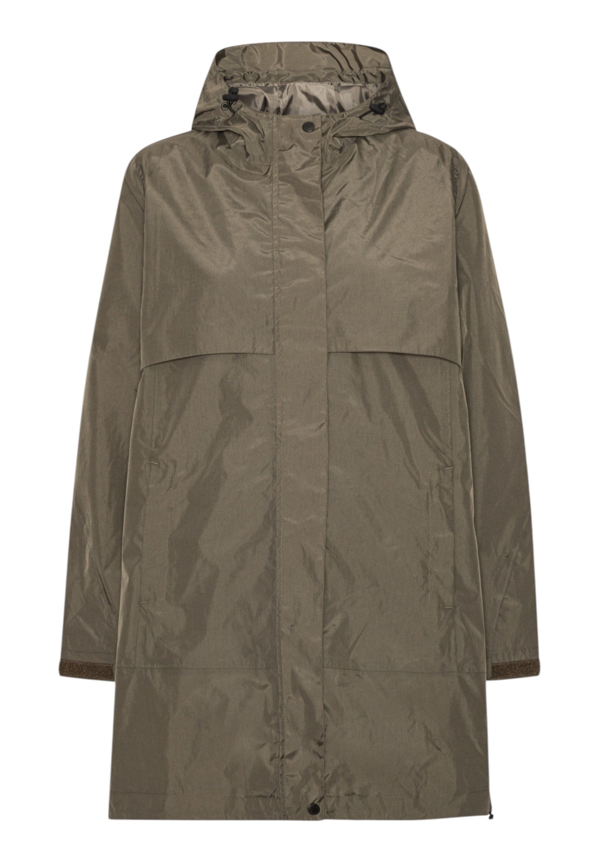Ilse Jacobsen Regenjacke CITYRAIN03 Kurzer moderner Regenmantel, A-Form, Kapuze, wasserdicht, atmungsaktiv