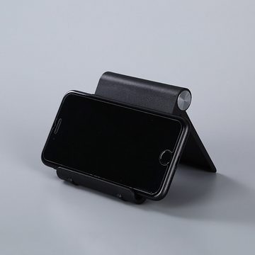 Mrichbez Motorhalterung Universal-Handy-Ständer, Tablet-Ständer, tragbar (1-St), Desktop-Ständer, Mobiltelefon-Zubehör, Schwarz, 1 Stück (stabil)