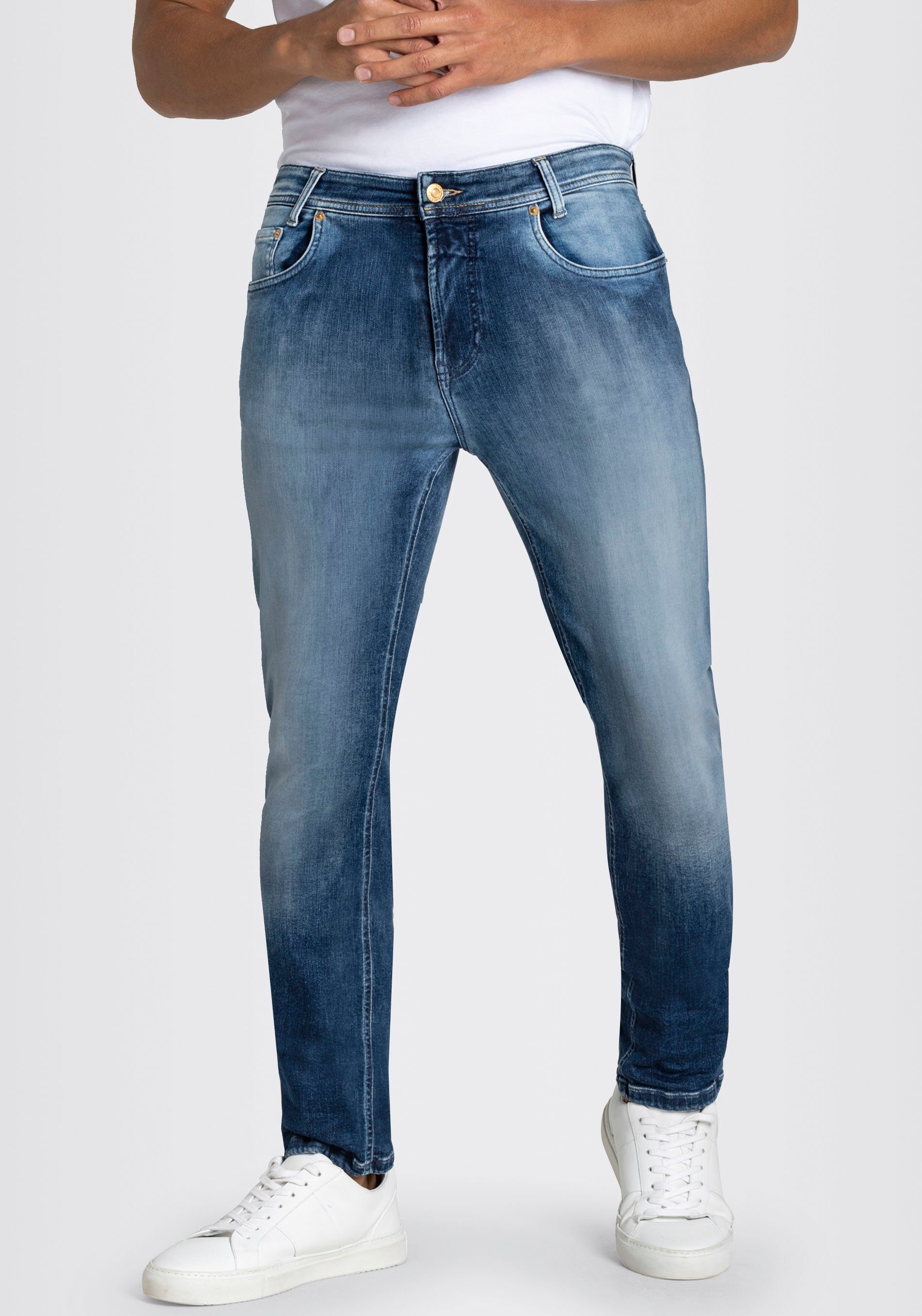 MAC Straight-Jeans Flexx-Driver super elastisch, höchste Dehnbahrer für Bequemlichkeit Bund
