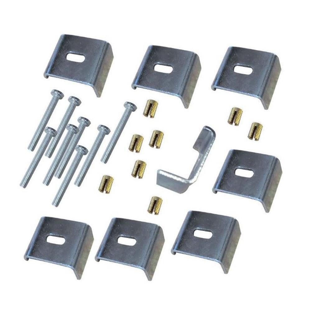 REGINOX Einbauspüle Reginox Unterbauklammern (8 Stück), für den Unterbau von Granitspülen, 0/0 cm