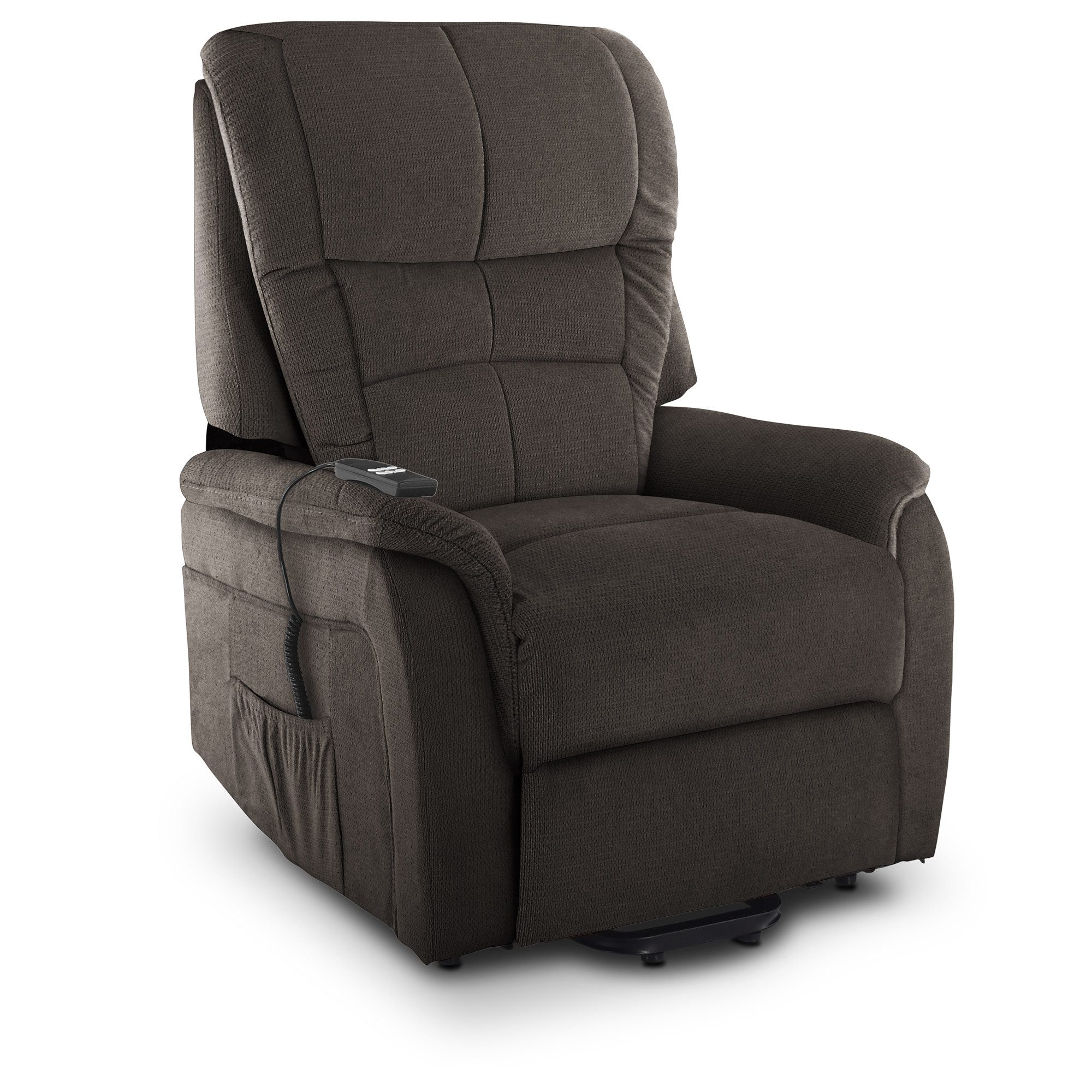 Raburg TV-Sessel Fernsehsessel mit Aufstehhilfe, 120 kg, Relax- & Liegefunktion, Jan, Relaxsessel, elektrisch mit Fernbedienung, 2× Motoren