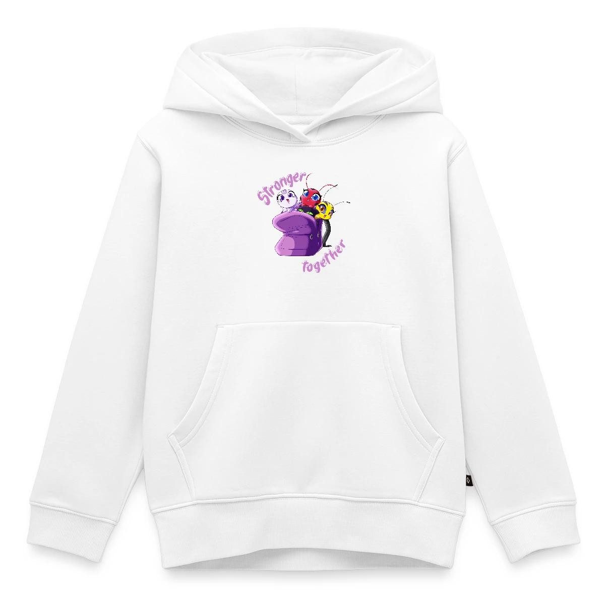 Spreadshirt Hoodie Miraculous Stronger Together Kinder Premium Hoodie (1-tlg)