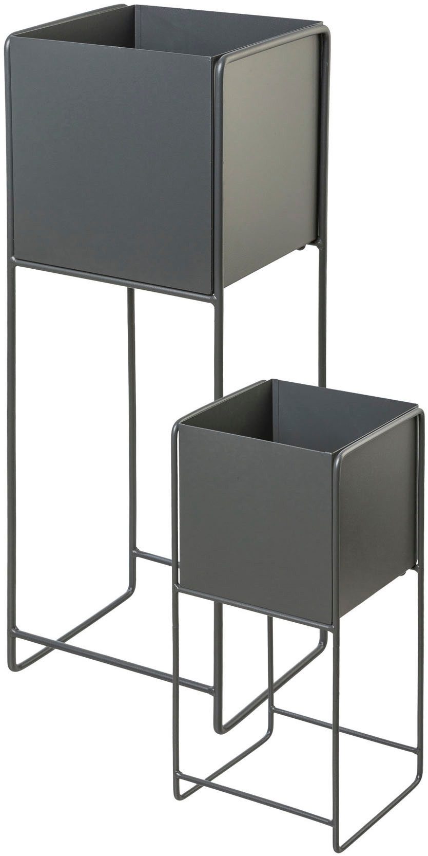 Creativ home Übertopf Pflanzgefäß (2 St), mit Sockelrahmen