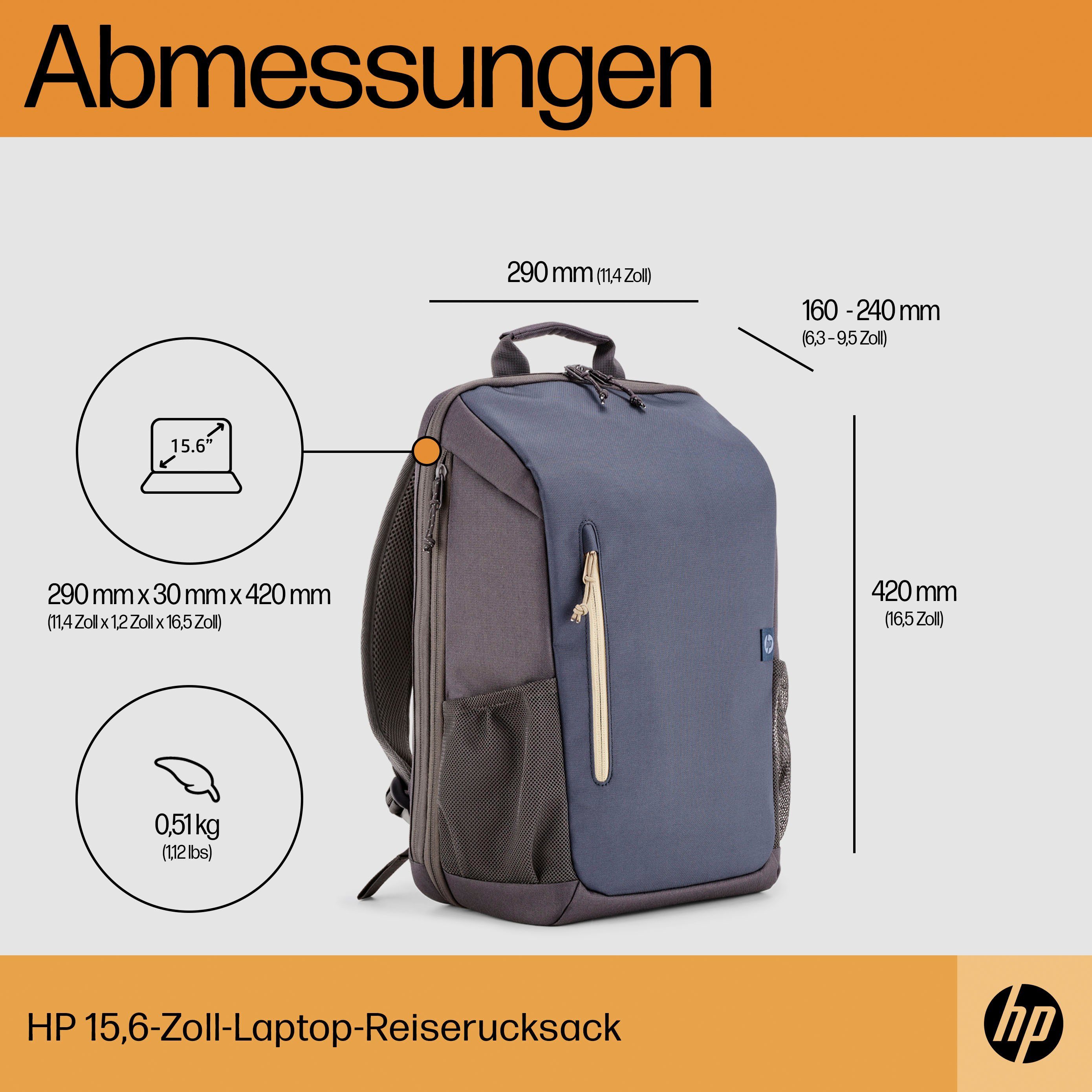 Reise-Laptop-Rucksack HP Notebook-Rucksack (1-tlg)