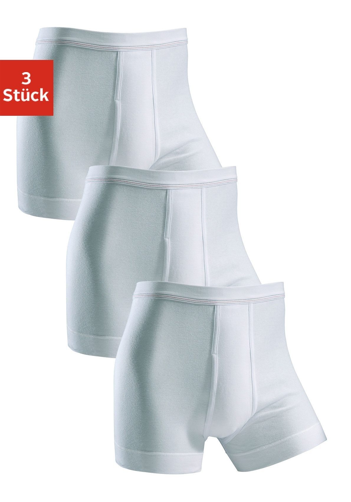 Clipper Schlüpfer, (Packung, 3 St.), aus Feinripp mit Eingriff günstig online kaufen