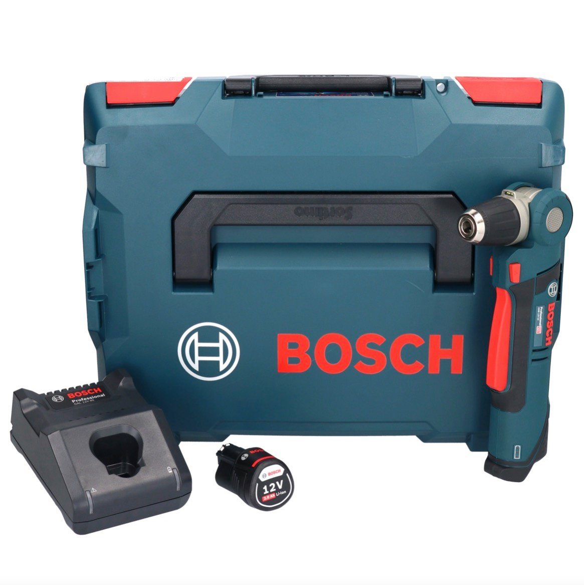 Thumbnail - Bosch Professional Winkelbohrmaschine Professional GWB 12V-10 Akku Winkelbohrmaschine 12 V + 1x Akku 2,0 Ah