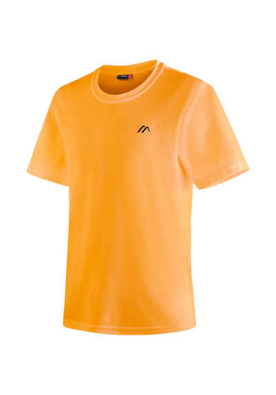 Maier Sports Funktionsshirt Walter Herren T-Shirt, rundhals pique Outdoorshirt, schnelltrocknend