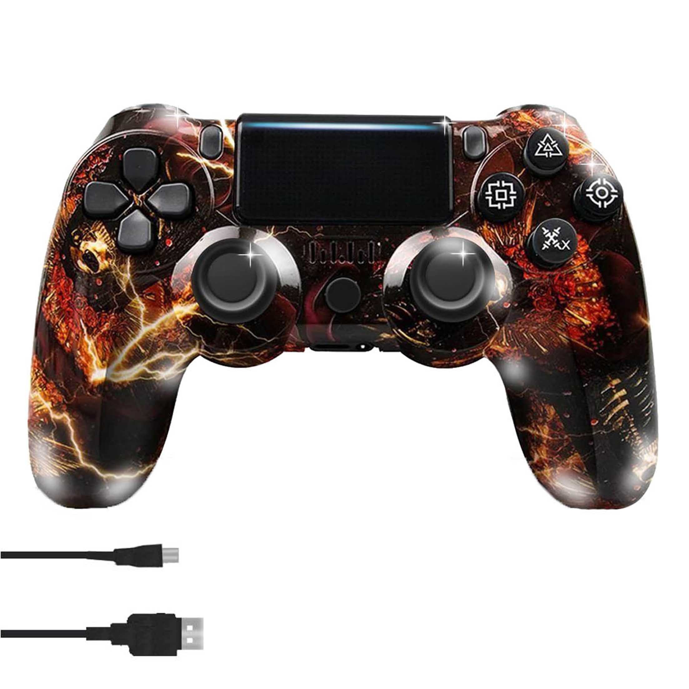 SIERGA Gamepad, Game Controller, Bluetooth, Wireless, für PS4 PlayStation 4-Controller