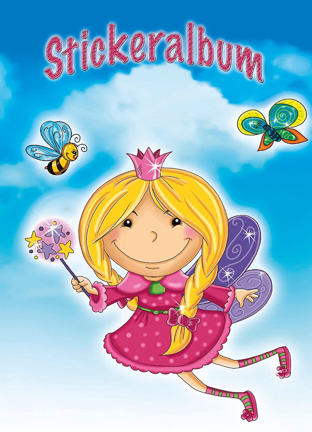 Avery Stickerbuch "Prinzessin", DIN ZDesign Zweckform Zweckform KIDS Stickeralbum AVERY A5